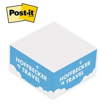 Image of 250 Promotional Post-it Custom Printed Notes Half-Cube - Made in ...