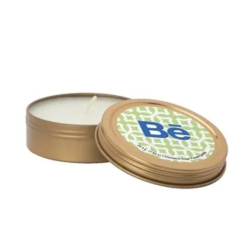 Image of 50 Custom Custom 2 oz Scented Candle in Screw-Top Metal Tin - ...