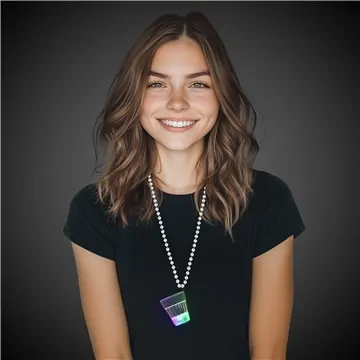 Image of 192 Promotional LED Multi Color 2 Ounce Shot Glass Medallion - ...