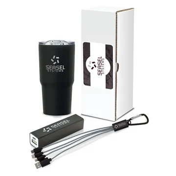 Systems 4-Piece Technology Gift Set - UL Certified & Power Bank