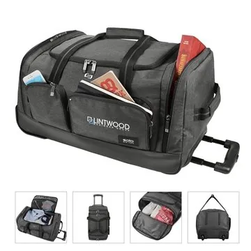 Image of 3 Custom Solo NY Leroy Rolling Duffel - Airline Compliant & 49L ...