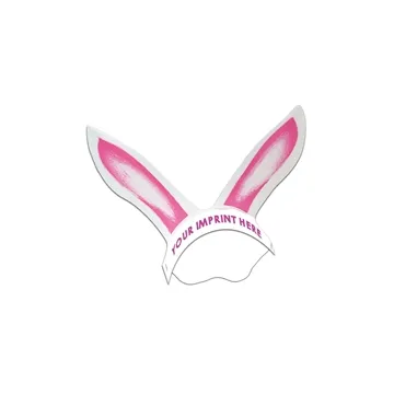 Image of 250 Customized Rabbit Ears W/Elastic Band - Paper Products - ...