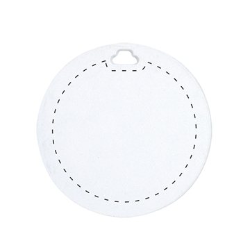 Round Luggage Tag - Write-On Surface
