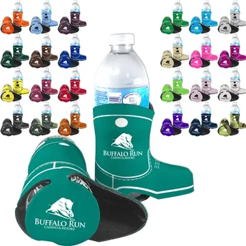 American Made Boot Bottle Cooler - Foam Insulated & USA Made