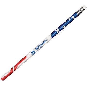 Patriotic Foil Pencil - #2 Graphite