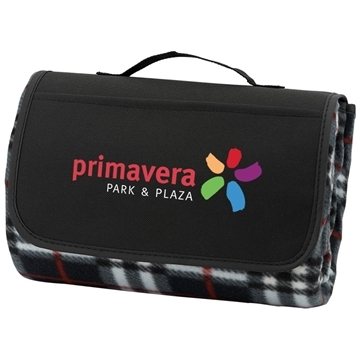 Image of 6 Custom Plaid Picnic Blanket - Waterproof & Portable