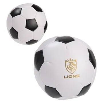 Image of 100 Custom Soccer Fiberfill Sports Ball - Soft Touch Vinyl