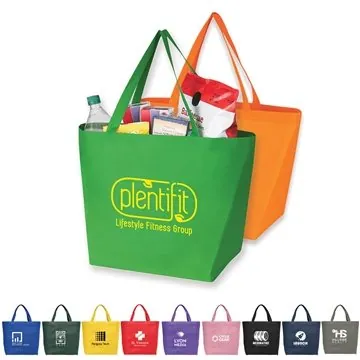 Image of 150 Customized Julian - Non-Woven Shopping Tote Bag - Water ...