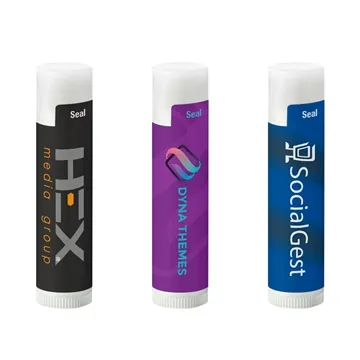 Image of 150 Customized SPF 30 Soy Based Lip Balm in White Tube - USA Made