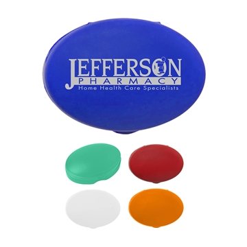 Oval Pill Box - Compact