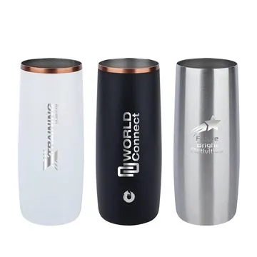 Image of 12 Customized Snowfox 14 oz Vacuum Insulated Highball Tumbler - ...