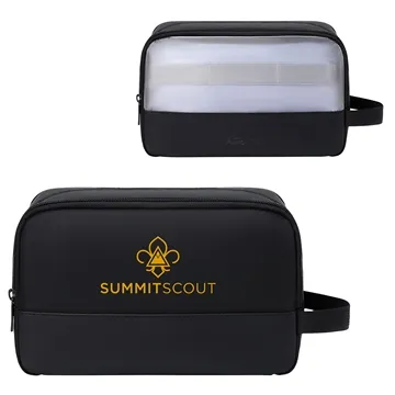Wide-Mouth Toiletry Kit for Travelers