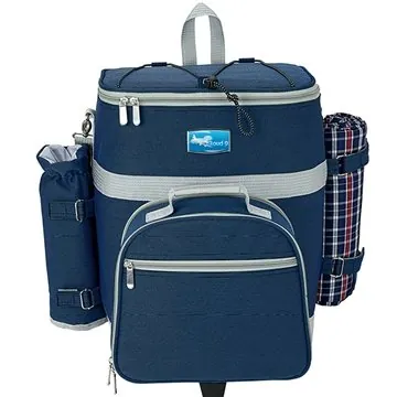 Image of 3 Custom Haywood 4 Person Trolley Picnic Bag - Insulated & ...