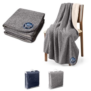 Image of 12 Custom Thick Needle Sherpa Blanket - Double Layer & Faux Fur