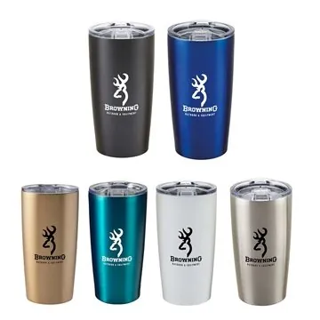 Image of 24 Promotional 20 oz Everest Stainless Steel Insulated Tumbler - ...