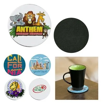 Image of 100 Customized Neoprene Coaster - Slip Proof