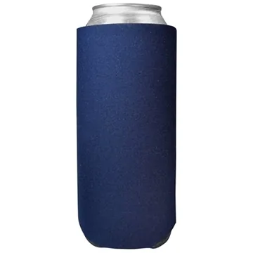 Image of 250 Custom FoamZone Collapsible 24 oz Can Cooler - Premium Foam