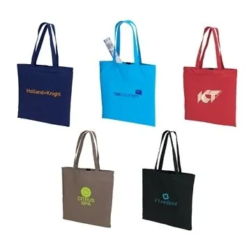 Image of 150 Promotional Negozio Colored Cotton Tote - 6oz Canvas
