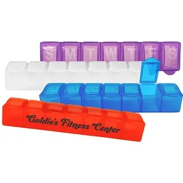 Image of 150 Promotional 7-Day Pill Case - BPA Free & USA Made