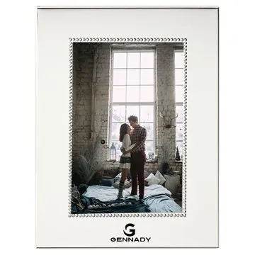 Image of 25 Promotional Thetis 4" x 6" Photo Frame - Nickel Plated & Brass ...