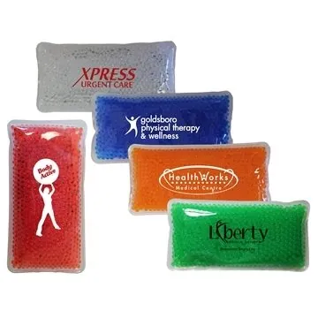 Image of 250 Promotional Rectangle Gel Bead Hot Cold Pack - Reusable & ...