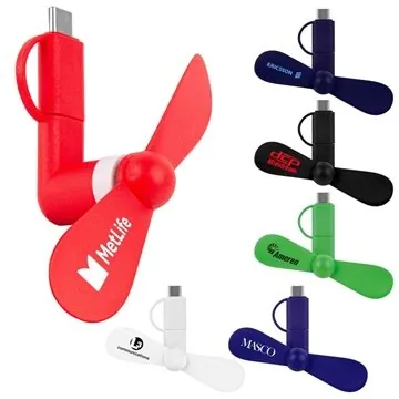 Image of 150 Promotional Mini USB Cellphone Fan - Universal Compatible & ...