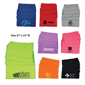 Image of 150 Customized Cooling Towel - Machine Washable
