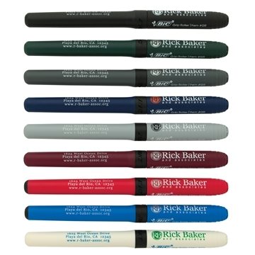 BIC® Grip Roller Pen - Fast-Drying & Rubber Grip