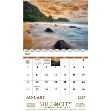 Good Value™ Landscapes of America - Spiral Calendar - Spiral - UV Coated