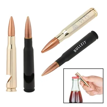 Image of 100 Customized 30 Caliber Bullet Bottle Opener - Stainless Steel