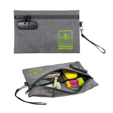 Image of 50 Custom Locking Pouch - Combination Lock & Odor Proof