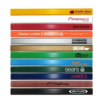 Enamel Finish Carpenter Pencil - Premium Wood