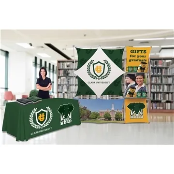 Image of 1 Customized 6' LazerLine 4-Sided Throw Full-Color Front Only - ...