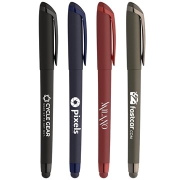 Gazelle Gel Softy Monochrome Pen - Touchscreen Stylus & Rubber Finish