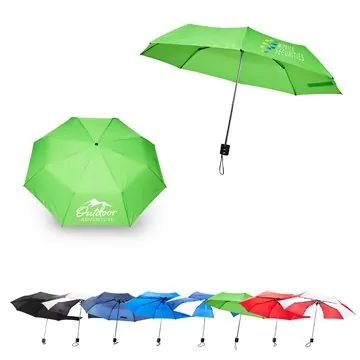 Image of 50 Custom Budget Folding Umbrella - Pongee & Steel Shaft