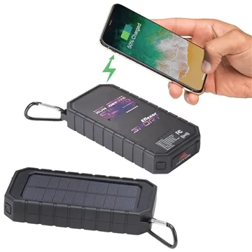 Image of 15 Customized High Sierra IPX 5 Solar Fast Wireless Power Bank - ...