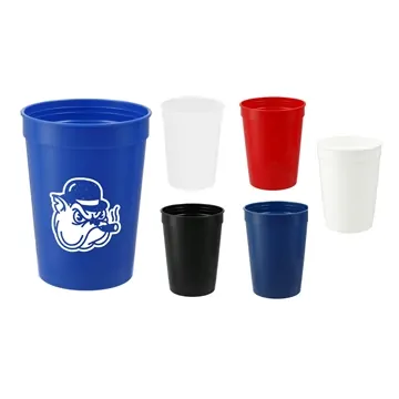 Image of 250 Promotional Solid 12 oz Stadium Cup - BPA-Free & FDA Compliant