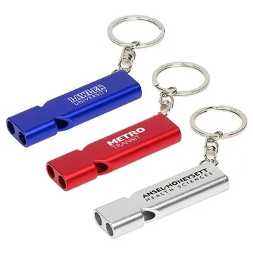 Image of 200 Promotional Quick-Alert Safety Whistle - Aluminum