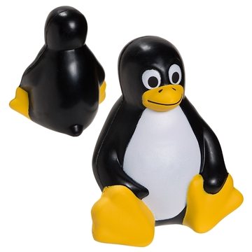 Image of 100 Promotional Sitting Penguin - Stress Reliever - Polyurethane