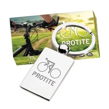 Image of 75 Custom Perspective V Keyring - Chrome