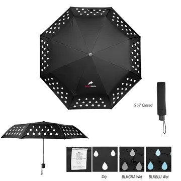 42 Arc Color Changing Umbrella With 100% rPET Canopy