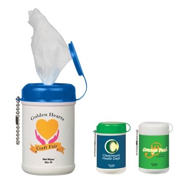 Mini Wet Wipe Canister - FDA Approved