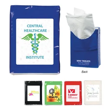 Image of 250 Customized Mini Tissue Packet