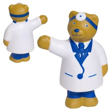 Image of 100 Promotional Doctor Bear - Stress Reliever - Polyurethane
