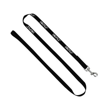 Image of 100 Promotional 3/4" Smooth Nylon Pet Leash with Bright Metal Snap ...