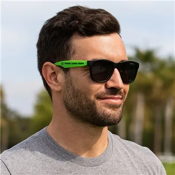 Image of 100 Customized Two-Tone Matte Sunglasses - UV400 Protection