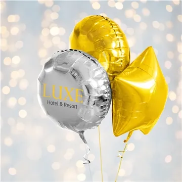 17 Round Helium Saver XtraLife® Foil Balloons - Extended Float