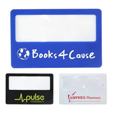 Wallet Magnifier With Case - 3X Power & Portable