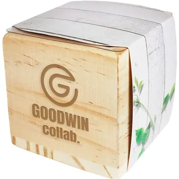 Image of 125 Promotional Wooden Cube Grow Kit
