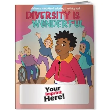 Image of 300 Custom Coloring Book - Diversity is Wonderful